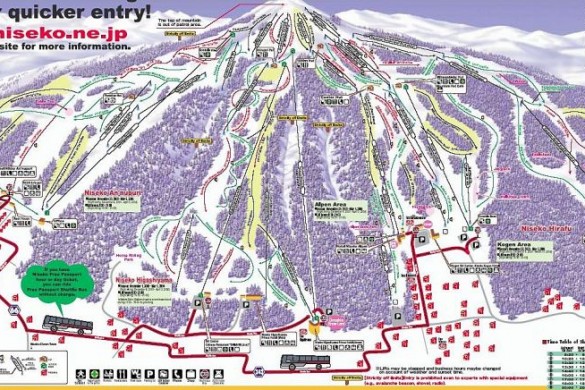 Niseko Piste Map