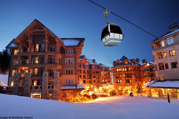 Northstar ski resort village, USA