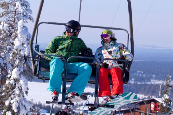 Chairlift, Ruka Ski Resort, Finland