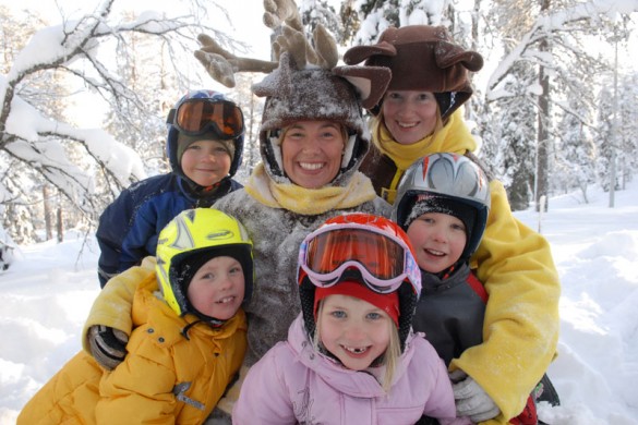 Family, Ruka Ski Resort, Finland