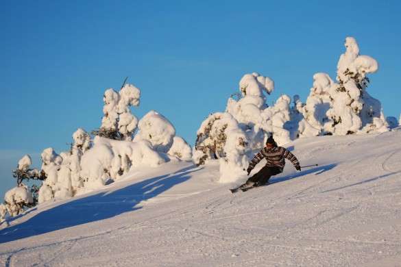 Skier, Ruka Ski Resort, Finland
