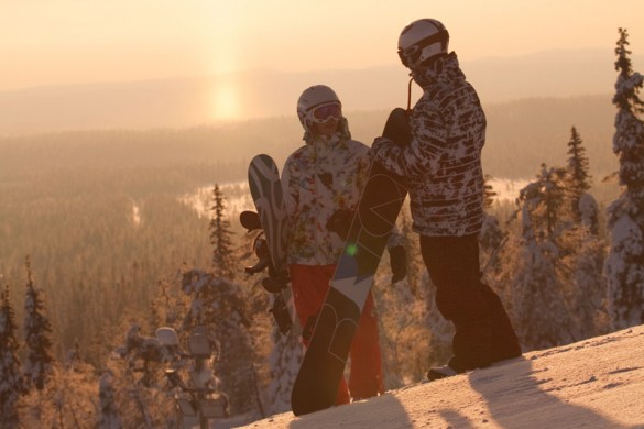 Sunset, Ruka Ski Resort, Finland