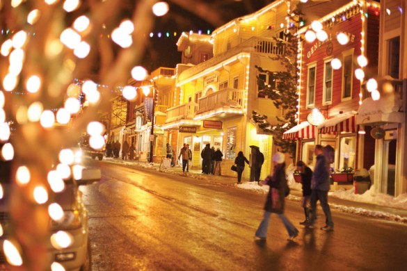Park City USA, night time stroll