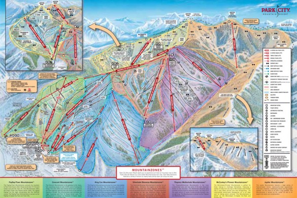 Park City Mountain Piste Map