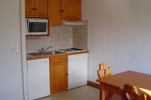 Residence Le Lavachet kitchen, Tignes