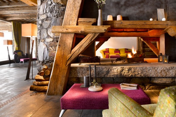 Residence Le Nevada reception fire, Tignes