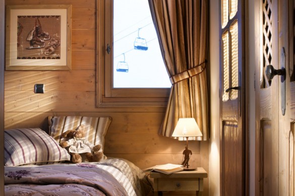 Residence Les Granges du Soleil bed, La Plagne