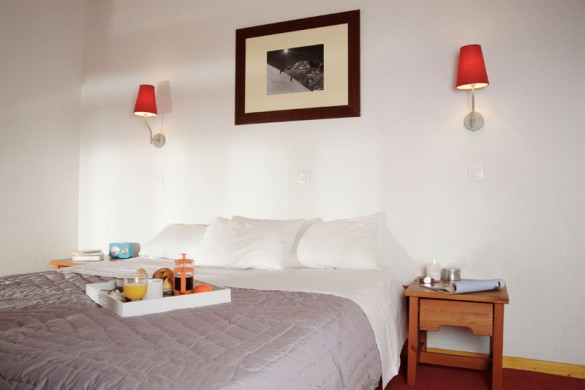 Residence Les Olympiades bedroom, Val Thorens