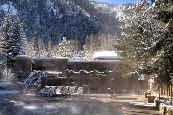 The Gant Condos pool, Aspen