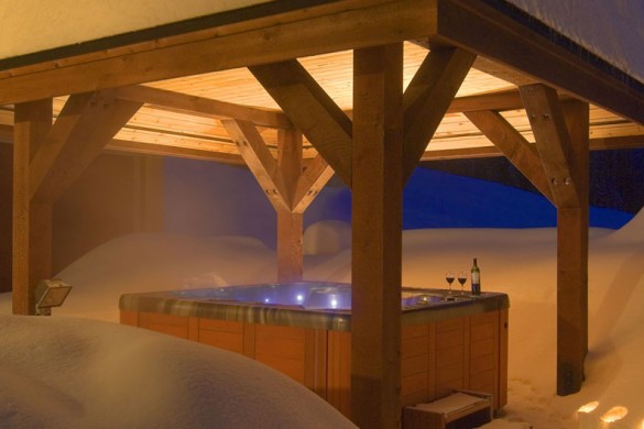 Snowbird Lodge, hot tub, Silver Star