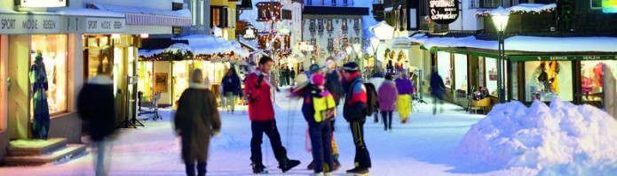 St Anton town centre St Anton town centre