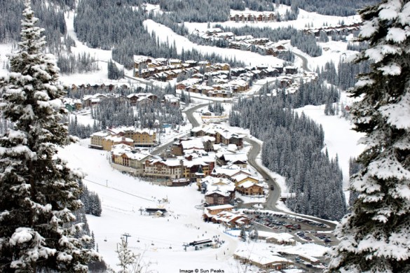 Sun Peaks CA, panorama