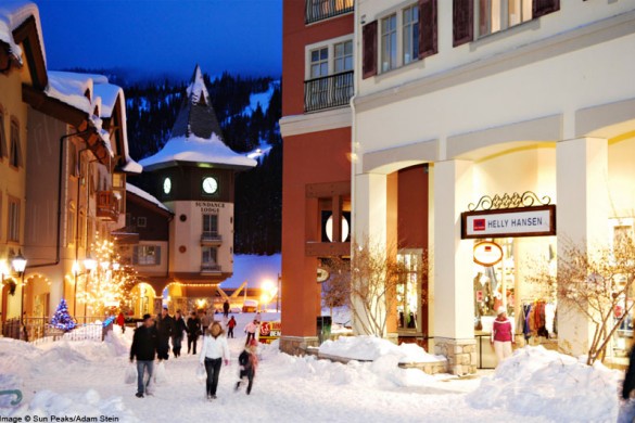 Sun Peaks CA, village shops