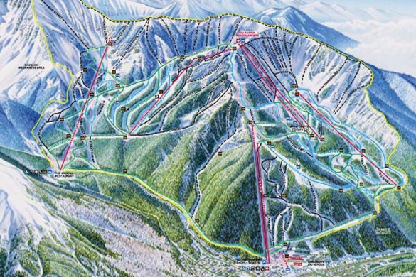 Taos Piste Map