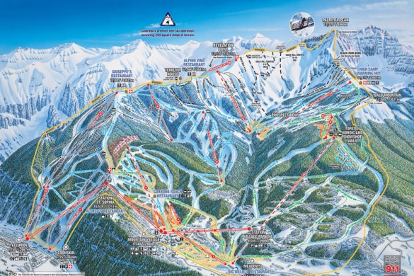Telluride Piste Map