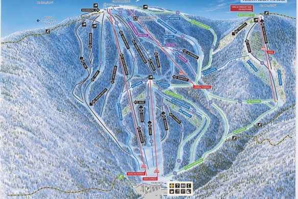 Tremblant Piste Map South
