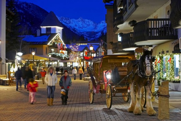 Vail, USA, evening ride
