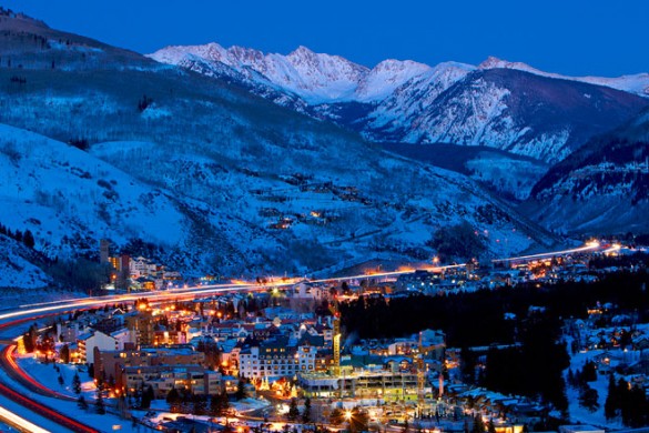Vail, USA, night time