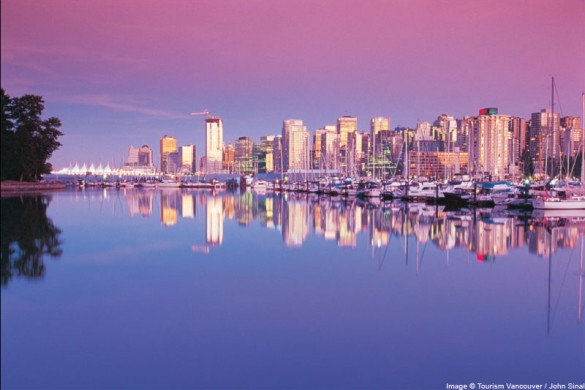 Vancouver city reflection, Canada