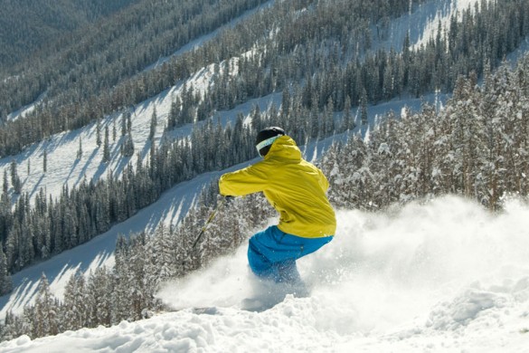 Winter Park, USA, glade skier