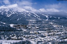 Breckenridge town and mountains