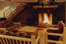 Brewster's Mountain Lodge, lobby, Banff & Lake Louise