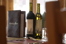 Chalet Aigle dining close up, Tignes