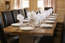 Chalet Estrella dining room, Courchevel