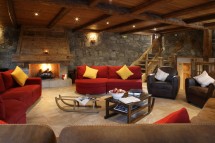 Chalet La Ferme lounge, Meribel