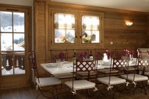Chalet Lapin de Neige dining, Courchevel