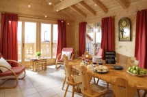 Chalet Louisa dining room, Alpe D'Huez