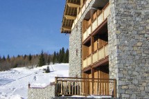Chalet Moet ext side, La Rosiere