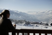 Chalet Tetra balcony view, Les Arcs