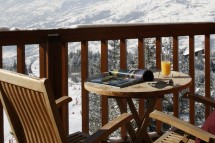 Chalet Tetra balcony, Les Arcs