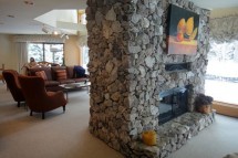 Chalet Timberline fireplace, Vail