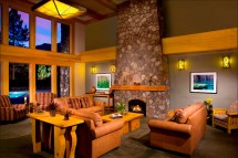 Condo Juniper Springs Resort lobby, Mammoth