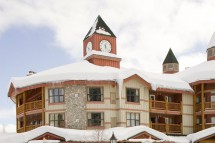 Condo Polaris Lodge, clocktower, Kimberley
