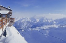 Courchevel ski resort, France