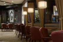 Hotel Queen Elizabeth bar tables, Montreal