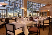Hotel Fairmont Waterfront dining, Vancouver, Canada