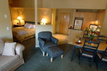 Hotel Hilton Homewood Suites, bed, Tremblant