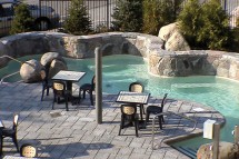 Hotel Hilton Homewood Suites, pool, Tremblant