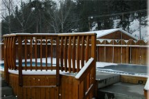 Hotel Lobstick hot tub, Jasper