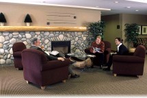 Hotel Lobstick lobby, Jasper 