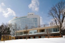 Hotel New Furano Prince ext side, Furano, Japan