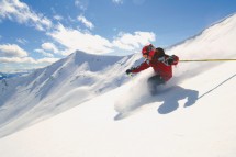 Jasper CA, fresh powder ski