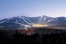 Killington USA, night lights