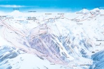La Plagne Piste Map South