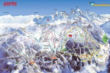 Les Arcs Piste Map