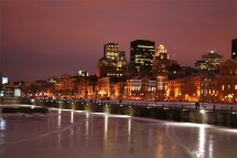 Montreal city, Canada, ice rink